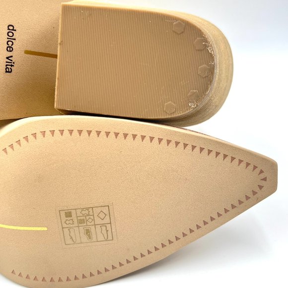 Dolce Vita Size 9 Nashe Cream Beige Western Style Cowgirl Boots Booties Shoes - Picture 11 of 15